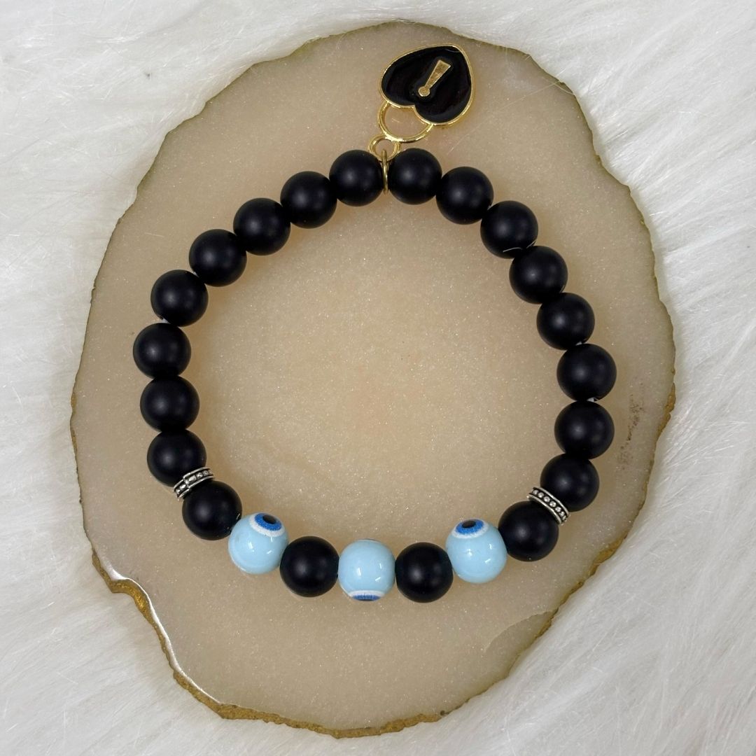BDiva 18k Gold Plated Heart of Protection Bracelet with a symbol of Love and Strength