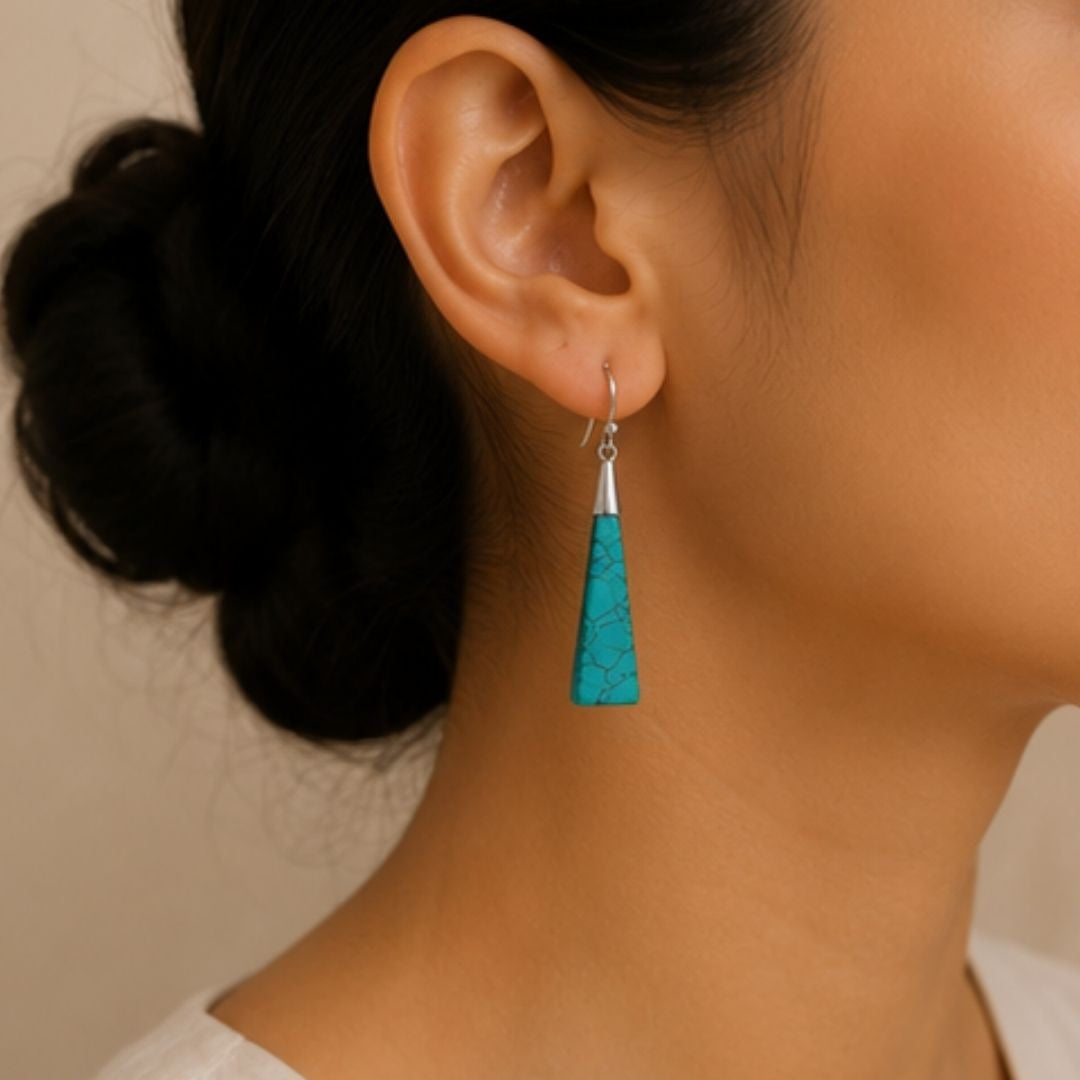 Gold Plated Dangle Earrings