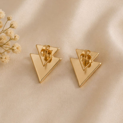 Gold Plated CZ Earrings