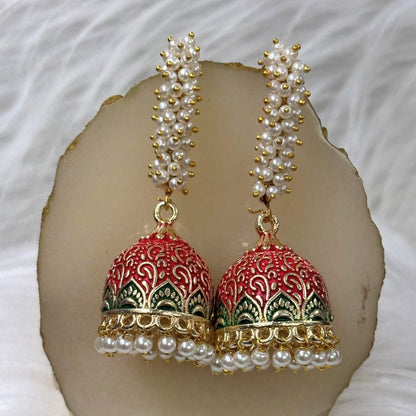 Gold Plated Drop Earrings