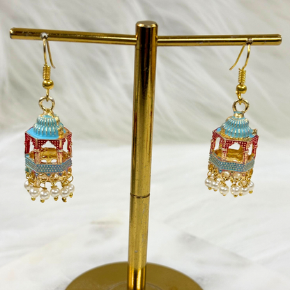 Gold Plated Dangle Earrings