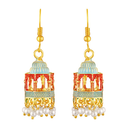 Gold Plated Dangle Earrings