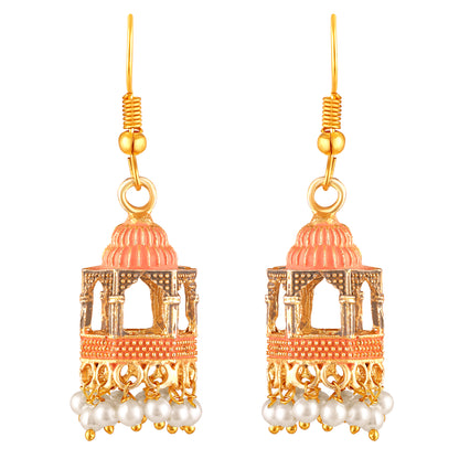 Gold Plated Dangle Earrings
