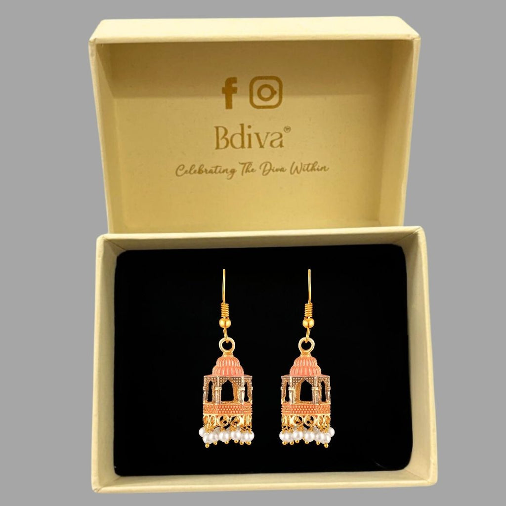 Gold Plated Dangle Earrings