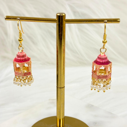 Gold Plated Dangle Earrings