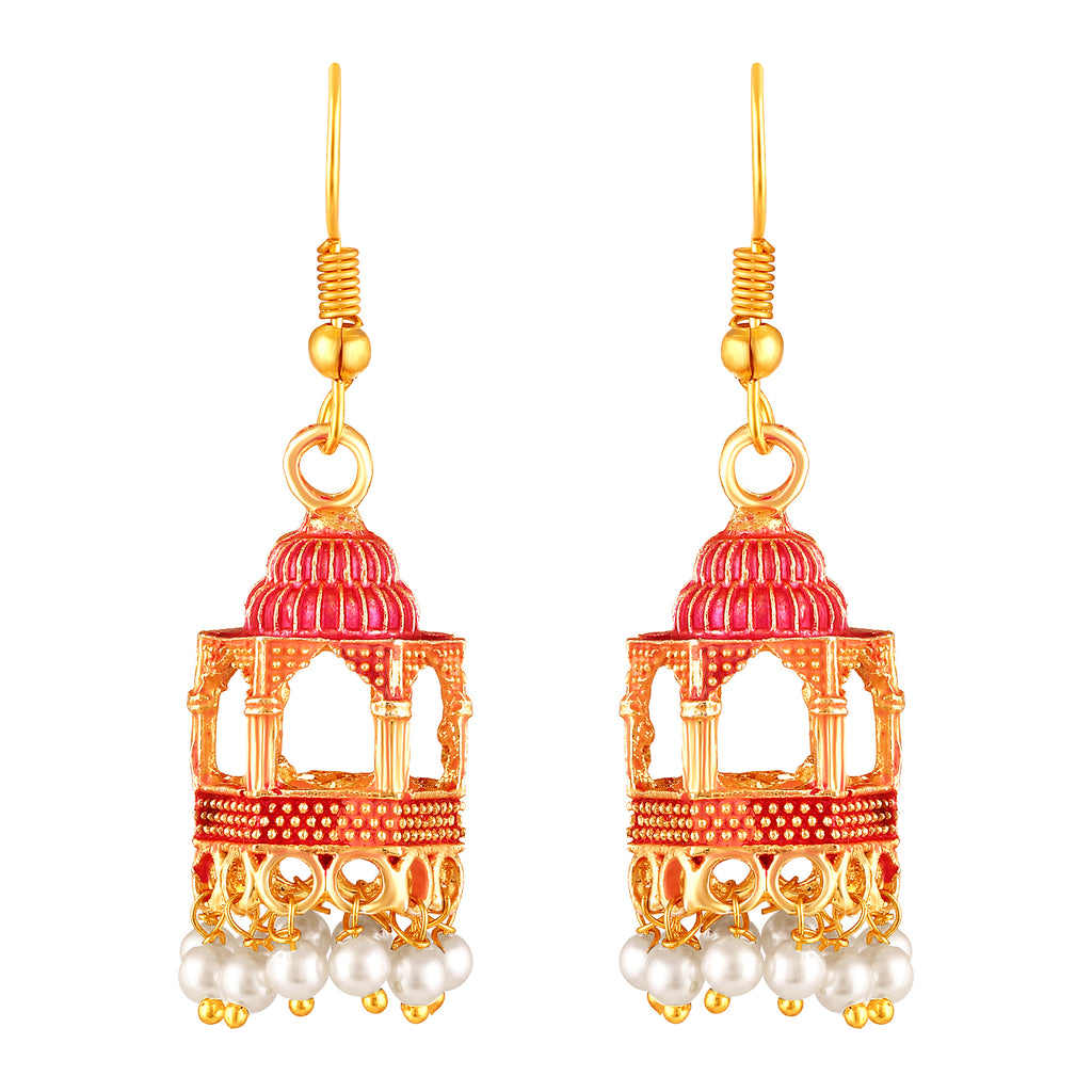 Gold Plated Dangle Earrings