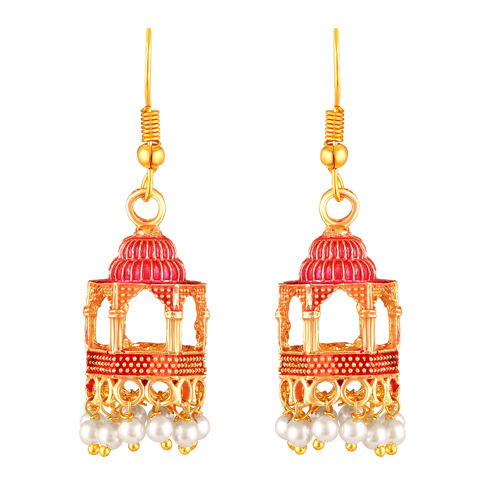 Gold Plated Dangle Earrings