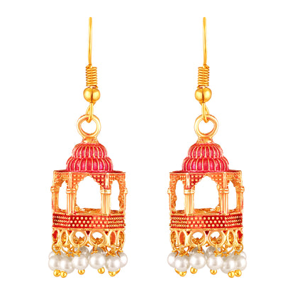 Gold Plated Dangle Earrings