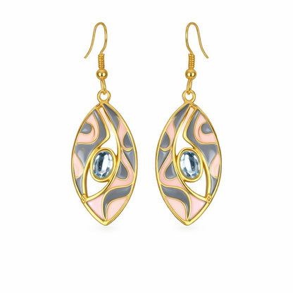 Gold-Plated Kundan Earrings
