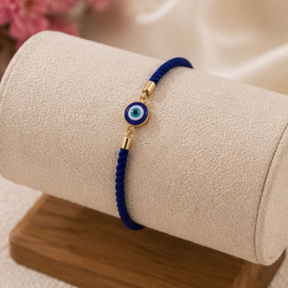 Gold Plated Evil Eye Bracelet