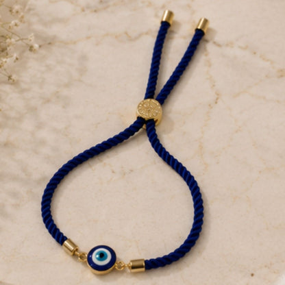 Gold Plated Evil Eye Bracelet