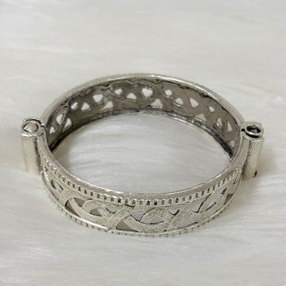 Oxidized Zig-Zag Statement Bangle