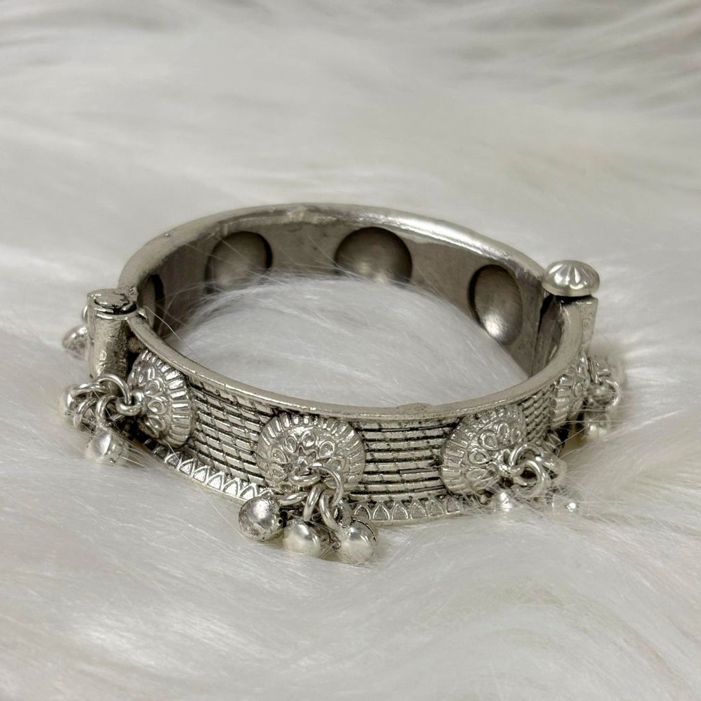 Oxidized Bangle – Ghungroo Elegance