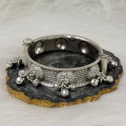 Oxidized Bangle – Ghungroo Elegance