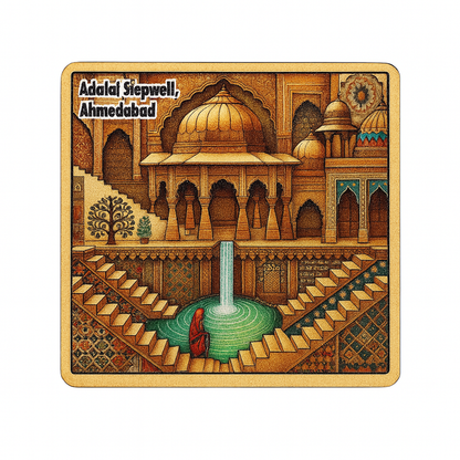 Adalaj Stepwell Fridge Magnet