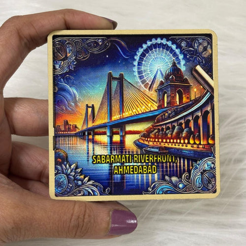 Ahmedabad’s Riverfront Reverie Fridge Magnet