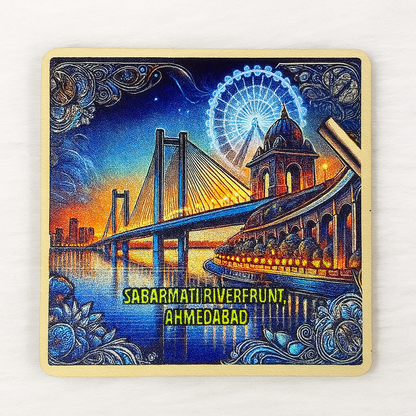 Ahmedabad’s Riverfront Reverie Fridge Magnet