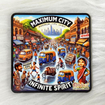 Maximum City Fridge Magnet