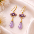 Gold Plated Lotus Earrings