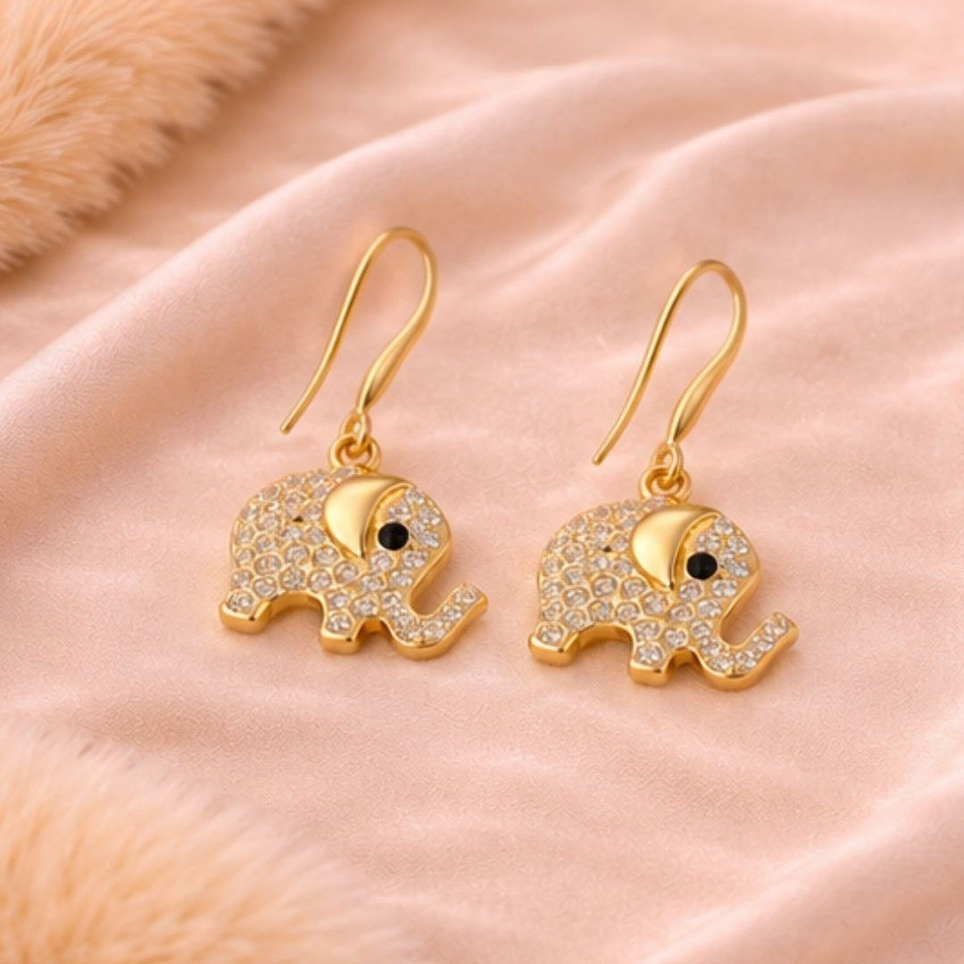Gold Plated Evil Eye Earrings