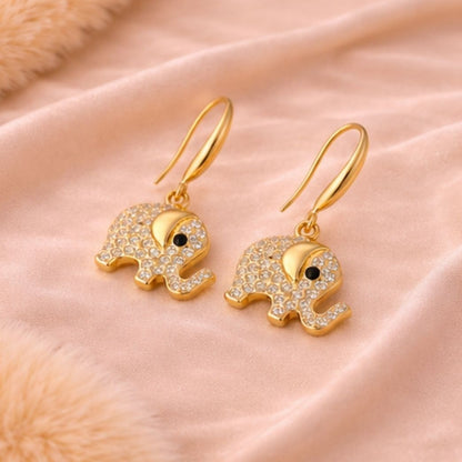 Gold Plated Evil Eye Earrings