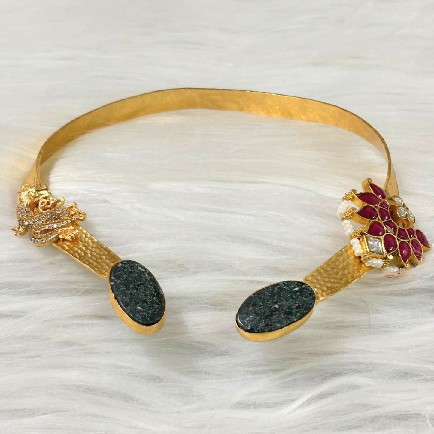 Butterfly Gold-Plated Open Collar Necklace