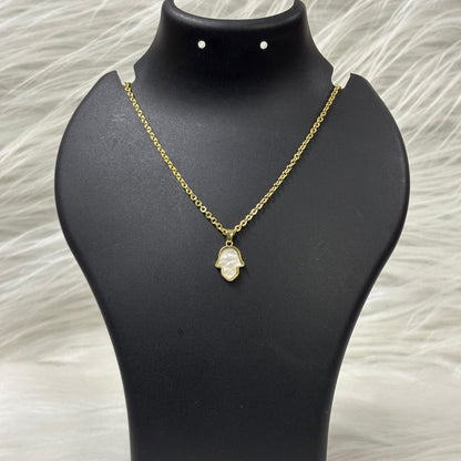 Gold‑Plated Blue Butterfly Charm Pendant Chain