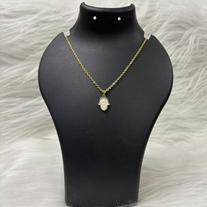 Gold‑Plated Blue Butterfly Charm Pendant Chain
