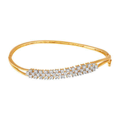 Gold Plated Cubic Zirconia Bracelet