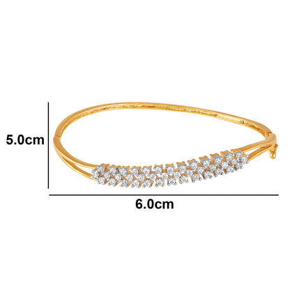 Gold Plated Cubic Zirconia Bracelet