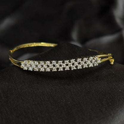 Gold Plated Cubic Zirconia Bracelet