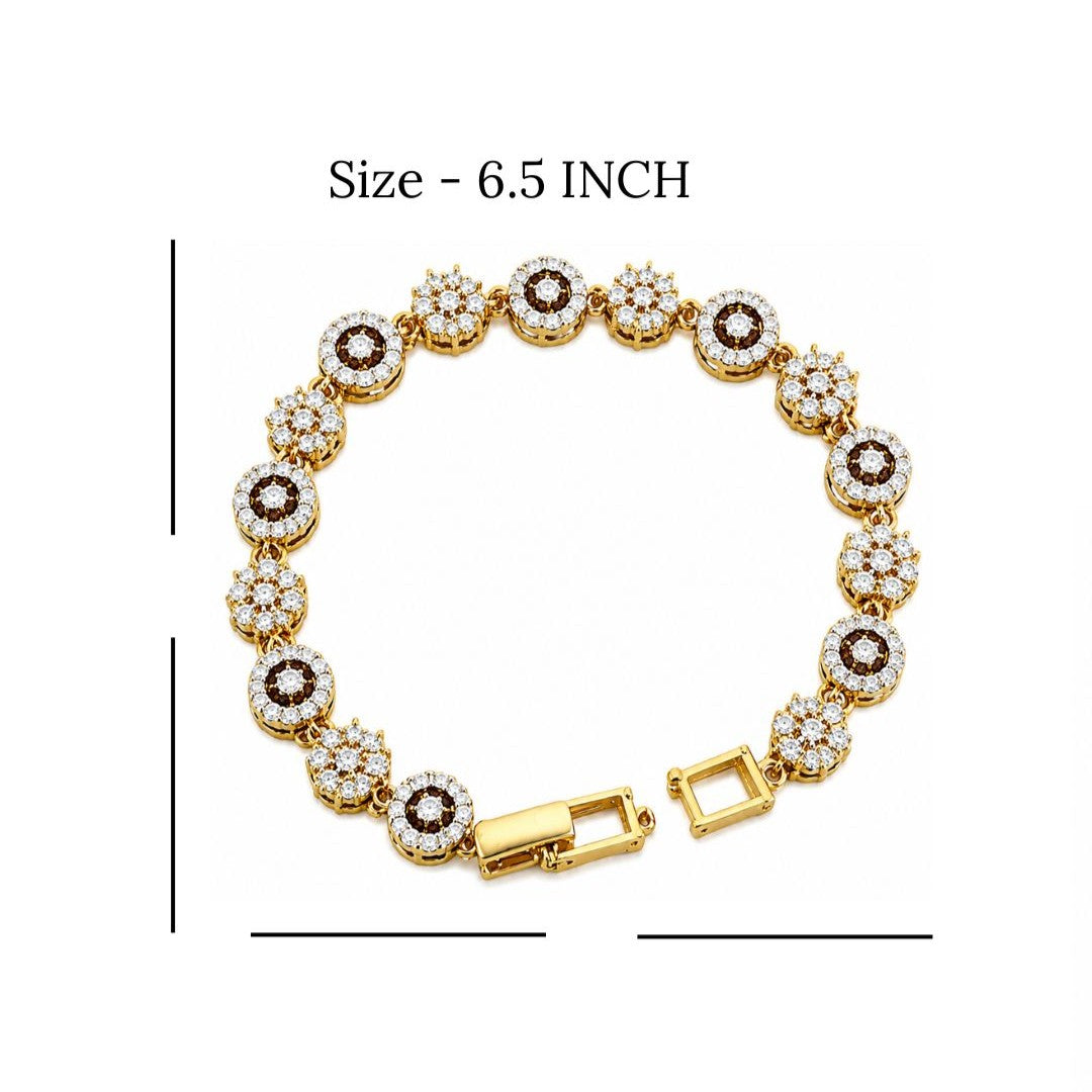 Gold Plated CZ Bracelet