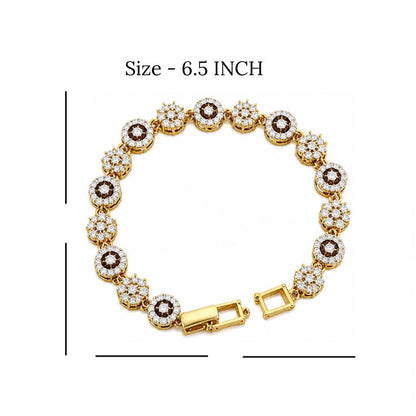 Gold Plated CZ Bracelet