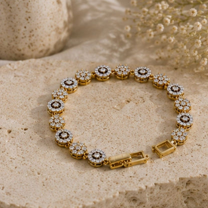 Gold Plated CZ Bracelet