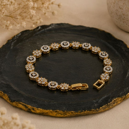 Gold Plated CZ Bracelet