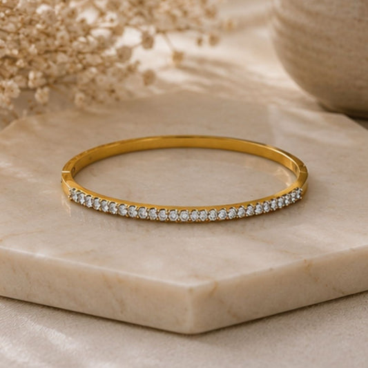 Gold Plated CZ Bracelet