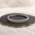 Rhodium Plated Cubic Zirconia Bracelet