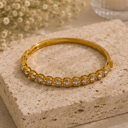 Gold Plated CZ Bracelet
