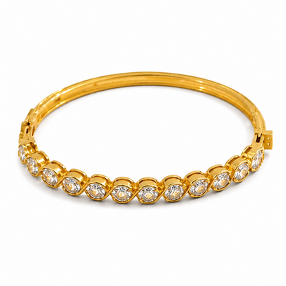 Gold Plated CZ Bracelet