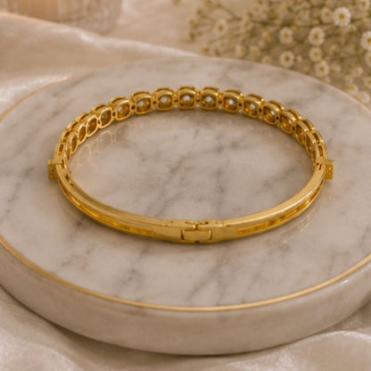 Gold Plated CZ Bracelet