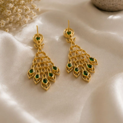 Gold Plated CZ Earrings