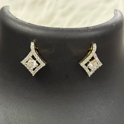 Gold Plated Cubic Zirconia Pendant Set
