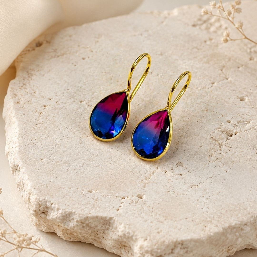 Gold Plated CZ Earrings