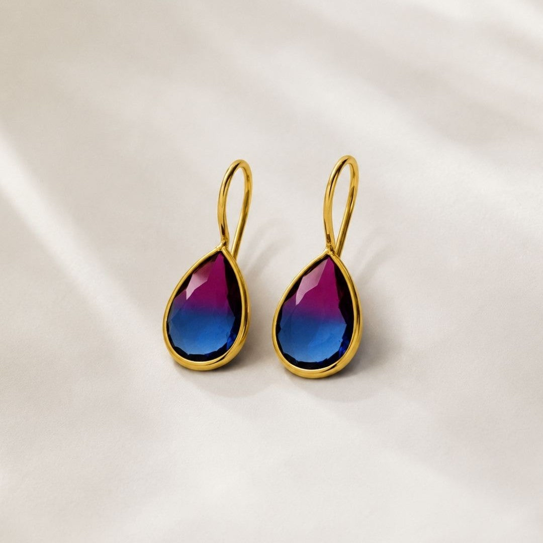 Gold Plated CZ Earrings