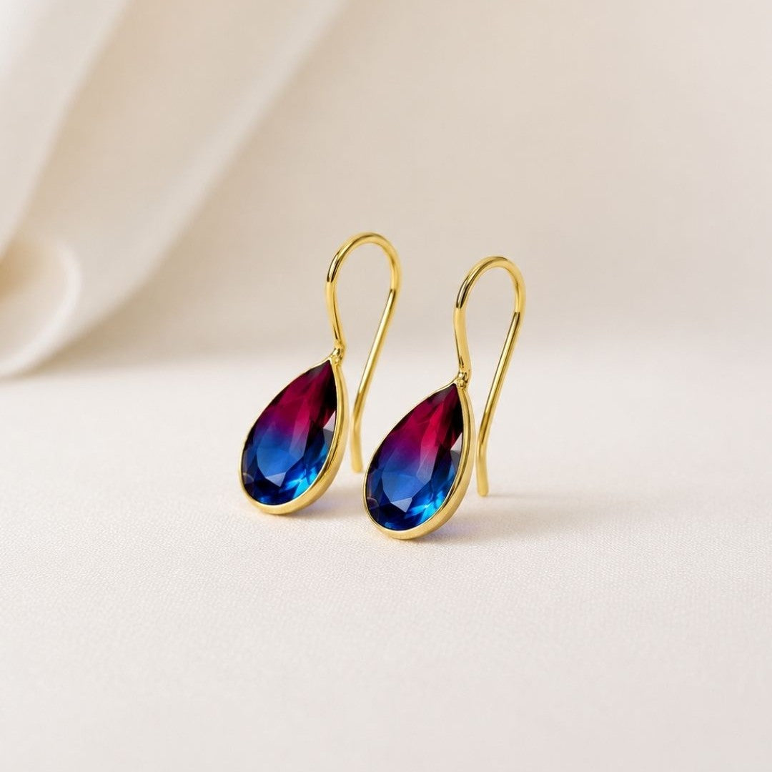 Gold Plated CZ Earrings