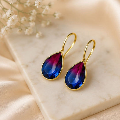 Gold Plated CZ Earrings