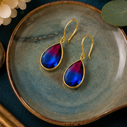 Gold Plated CZ Earrings