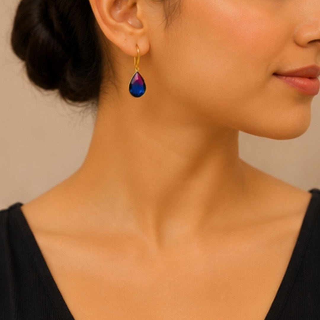 Gold Plated CZ Earrings