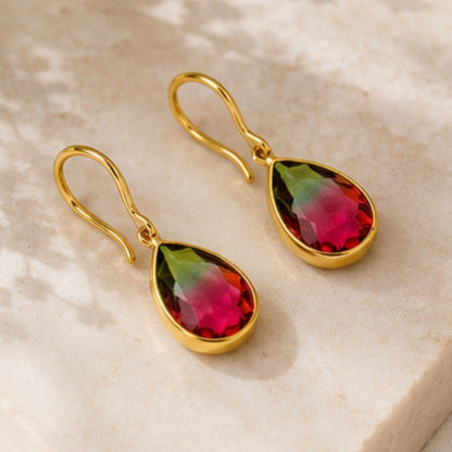 Gold Plated CZ Earrings