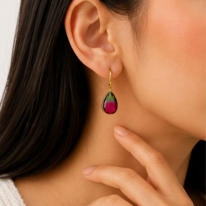 Gold Plated CZ Earrings